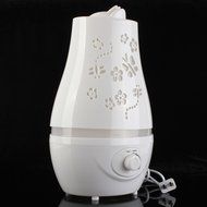 2.4L Ultrasonic Home Aroma Humidifier Mist Essential Oil LED Nightlight Air Diffuser Purifier Lonizer Atomizer