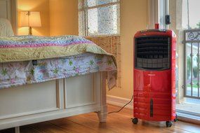 NewAir AF-1000R Portable Evaporative Cooler, Red N5