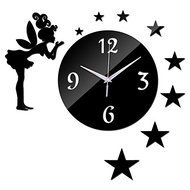 EverTrust(TM) top fashion 3d diy acrylic mirror sale wall clock clocks watch horloge modern design living room...