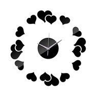 EverTrust(TM) new sale top fashion home decor mirror acrylic wall clock clockd sticker modern 3d living room watches N2