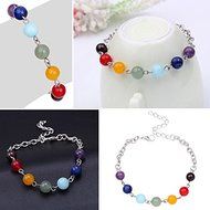 Chic Retro 7 Chakra Healing Yoga Reiki Prayer Bead Bracelet Buddha Head Bracelet N8