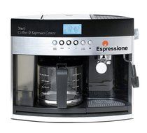 Espressione 3-in-1 Programmable Coffee and Espresso Maker, Silver