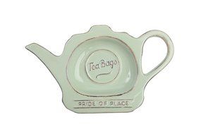 T&amp;G Woodware Pride of Place Tea Bag Tidy in Old Green