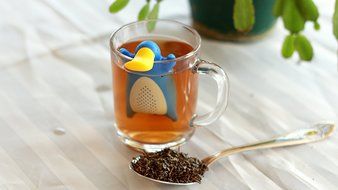 Happy Platypus Loose Leaf Tea Infuser Strainer for Herbal Weight Loss Tea and Mulling Spices Made from Food-Grade... N3