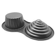 Marx 3D Giant Cupcake Pan, Non-Stick Carbon Steel