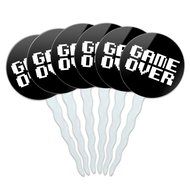 Set of 6 Cupcake Picks Toppers Decoration Sports and Hobbies - Bowling Ball N6