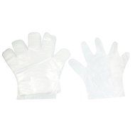 uxcell&reg; Plastic Cooking Food Hand Protective Disposable Gloves 50Pcs Clear