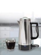 Capresso 405.05 12 Cup Perk Coffee Maker, Metallic