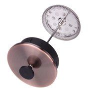 Gourmet 1 Liter Matte Copper French Press Coffee Brewer with S Shaped Design