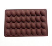 AS 32 holes Egg-shaped Truffles Chocolate,Cake mold,chocolate mold,Pudding mold,Silicone mold,Ice tray mold,baking...