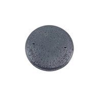 A15 EN124 Cast Iron Solid Top Manhole Cover and Polypropylene Frame 450mm Dia for PPIC by Clark-Drain