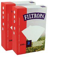 Filtropa White Coffee Filters #2 - 100 Count