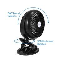 Elechomes EH101 Rechargeable Operated Clip on Mini Desk USB Fan for Home Office Baby Stroller Car Laptop Study... N8