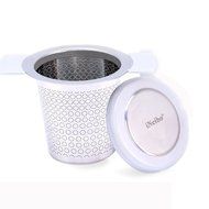 iNeibo Tea Infuser - Perfect for Single Cup of Extra Fine Loose Leaf Tea - Brew-in-Mug Strainer Steeper instead... N4