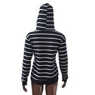 Pullover Tops,Morecome Womens Stripe Loose Casual Long Sleeve Hoodie Sweatshirt (S, Black) N2