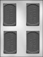 CK Products "Happy Father's Day" Business Card Chocolate Mold