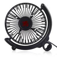 USB Desk Fan Small Personal Fan USB Powered with Two Speed, Metal Design and Quiet, 4&quot; (Blue) N5