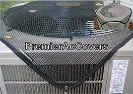 PremierAcCovers - Leaf Guard Summer/All Season - Open Mesh Air Conditioner Cover - Keeps Out Leaves, Cottonwood... N2