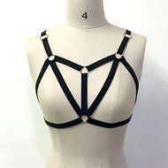 Bra Top ，Beautyvan Comfortable Alluring Womens Sexy Bra Elastic Cage Bra (M, Black)