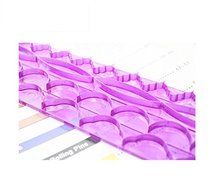 Anyana 4pcs set Wave Ribbon Plastic Cookie Cutter Cake Mould Tool Kitchen Tool Sugar Paste Baking Mould Cookie...