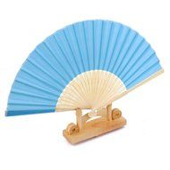 Chinese Folding Fan Retro Hand Fan Wedding Favors (White) N16