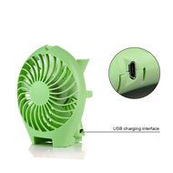 Megadream Portable USB Rechargeable 18650 Battery Operated Foldable Desk Personal Hand Held Cooling Fan with Big... N7