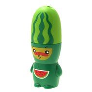 TOOGOO(R) Portable Watermelon Pattern Battery Powered Mini Green Cooling Fan
