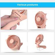 Megadream Portable USB Rechargeable 18650 Battery Operated Foldable Desk Personal Hand Held Cooling Fan with Big... N9