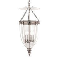 Hudson Valley Lighting Hanover 4-Light Pendant - Historic Nickel Finish with Clear Glass Shade by Hudson Valley...