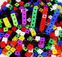 Childcraft 264681 Linking Cubes, 0.75, Assorted Colors (Pack of 100) by Childcraft