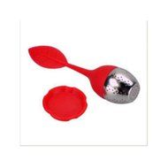 MAXGOODS Fine Silicone &amp; Stainless Leaf Tea Strainer Teaspoon Infuser N2