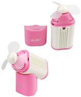 JAVOedge Pink Hands Free USB Portable Compact Fan with Angled Stand for Travels N6
