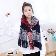 Scarf,Morecome Warm Winter Women Long Scarf Large Shawl Plaid Scarf (Coffee) N2