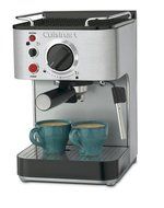 Cuisinart Stainless Steel 1000-Watt 15-Bar Espresso Maker with Stainless Steam Nozzle Built-In Cup Warming Tray N2
