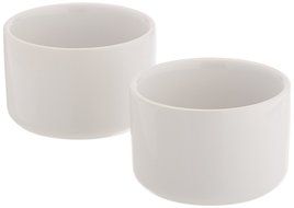 Mario Batali 2-Piece Stoneware 3.5-Inch Ramekin Set by Dansk, White
