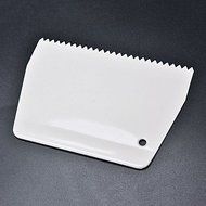 Sher 1pc Cake Serration Scraper/Spatula Set Dough Cutter Plastic Smoother Multifunction Blade For Cake Baking... N2