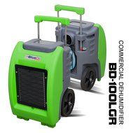 BlueDri BD-100LGR Green Commericial Dehumidifier for Water Damage Restoration Flood Moisture Mold Removal Water... N4