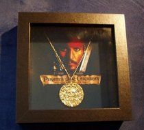 Pirates of The Caribbean Aztec Coin Medallion Skull Charms Necklace Pendant Gift N2