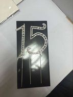 Sharing Star Large Crystal 15 Sweet Fifteen Numbers Bling Birthday Cake Topper Cake Decoration with Crystal Glass... N3