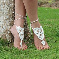 Candy Color Cute Sandals Crochet Cotton Foot Jewelry Anklet Bracelet Ankle Chain N7