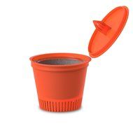 Mind Reader "Wiz" Disposable Single Serve Coffee Pods (Pack of 30) 2.0 Compatible, Orange