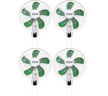 Active Air Fan - (4) Hydrofarm ACF16 16" Wall Mountable Oscillating Hydroponic Fans