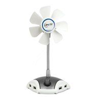 ARCTIC Breeze Pro, USB-Powered 92mm Desktop Fan, Adjustable Fan Speed and Blowing Angle, 4-Port USB Data Hub -... N15