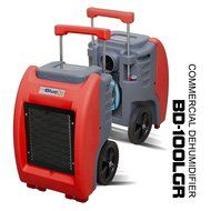 BlueDri BD-100LGR Green Commericial Dehumidifier for Water Damage Restoration Flood Moisture Mold Removal Water... N7