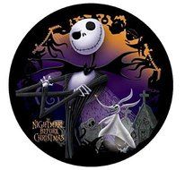 Nightmare Before Christmas Edible Image Photo Sugar Frosting Icing Cake Topper Sheet Personalized Custom Customized... N3