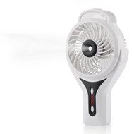 iKKEGOL Mini Porable Handheld USB Rechargeable Desk Fan with Humidification (Purple) N2