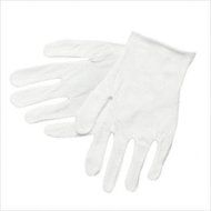 MCR Safety 8600 Inspectors Lightweight Reversible/Unhemmed Blended Lisle Men's Gloves with Straight Thumb, White...