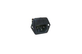 Interpower 83110131 Two Function Single Fused Power Entry Module, C14 Inlet, Single Fused, 10A Current Rating,...