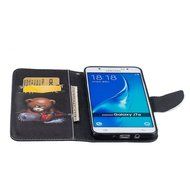 Galaxy J7 2016 Case,Galaxy J7 2016 Cover,ikasus Colorful Painted PU Leather Flip Wallet Pouch Stand Credit Card... N8