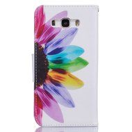 Galaxy J7 2016 Case,Galaxy J7 2016 Cover,ikasus Colorful Painted PU Leather Flip Wallet Pouch Stand Credit Card... N10
